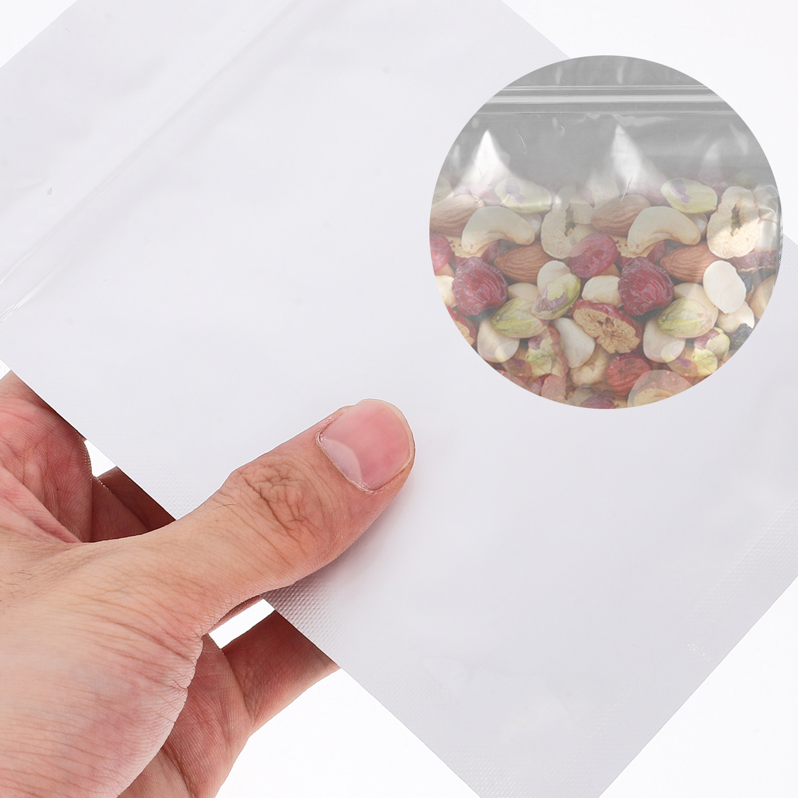 Food Storage Bag - 50 Bolsas Herméticas Reutilizables para Almacenamiento