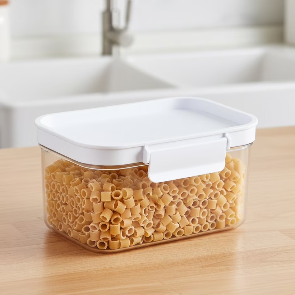 Food Storage Pantry - Contenedor Rectangular Pequeño de Plástico para