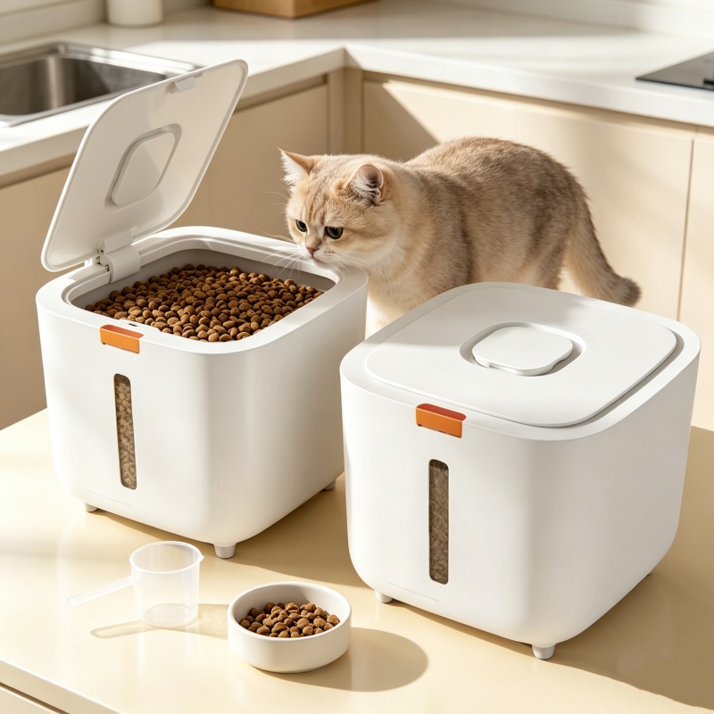 Food Storage Dog - Caja de Almacenamiento de Alimentos para