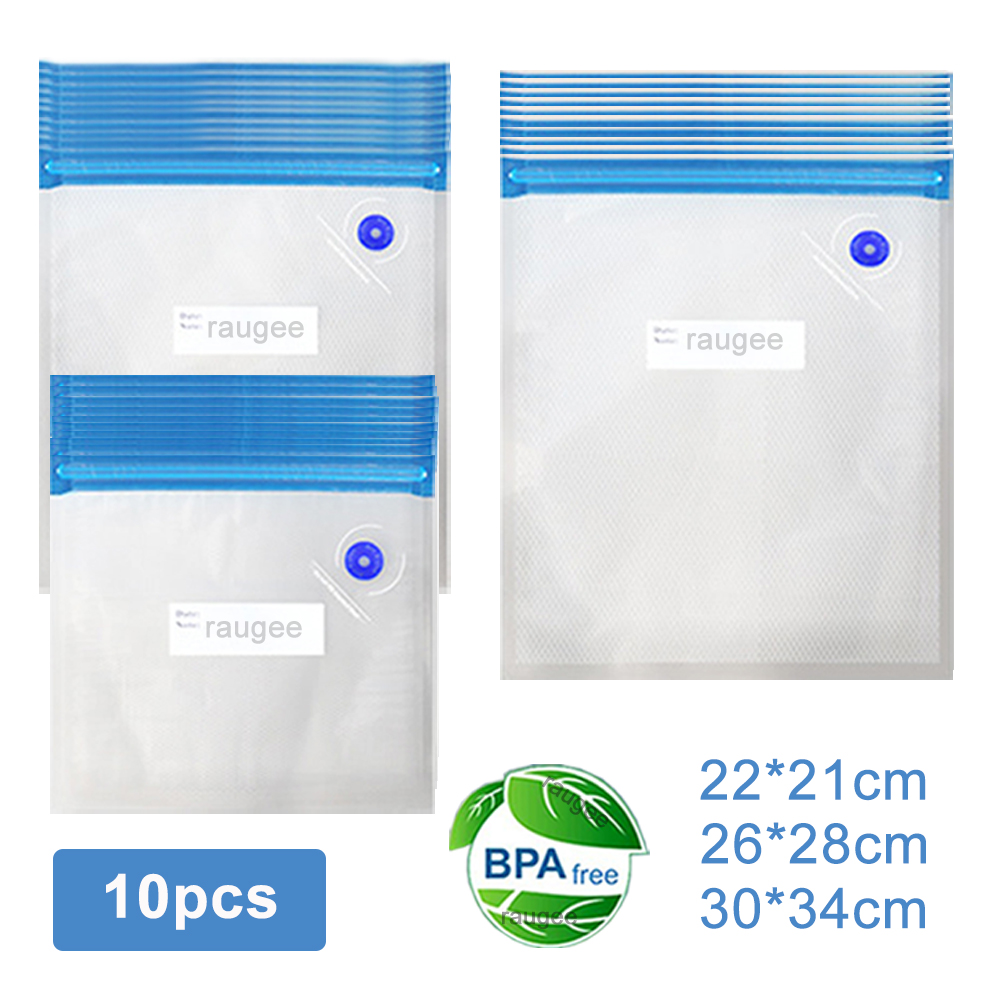 Food Storage Reusable Bags - Bolsas de vacío reutilizables para envasado