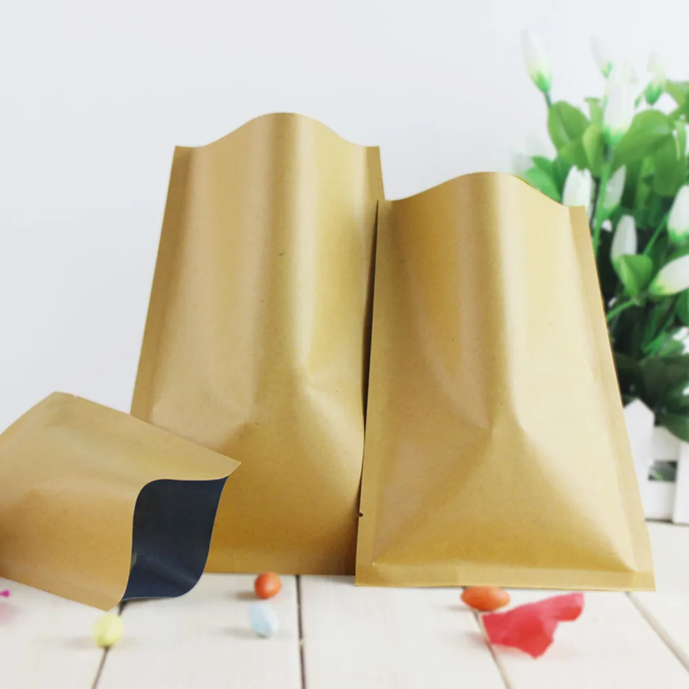 Food Storage Mylar Bags - 8*12 cm parte superior abierta papel
