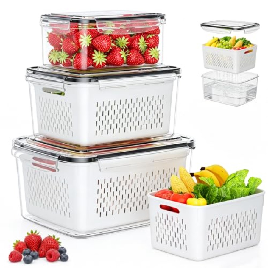 Food Storage Organization - Recipientes para Almacenar Frutas en el