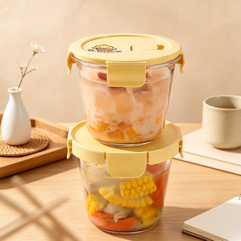 Food Storage Glass Set - Juego de Recipientes de Vidrio para