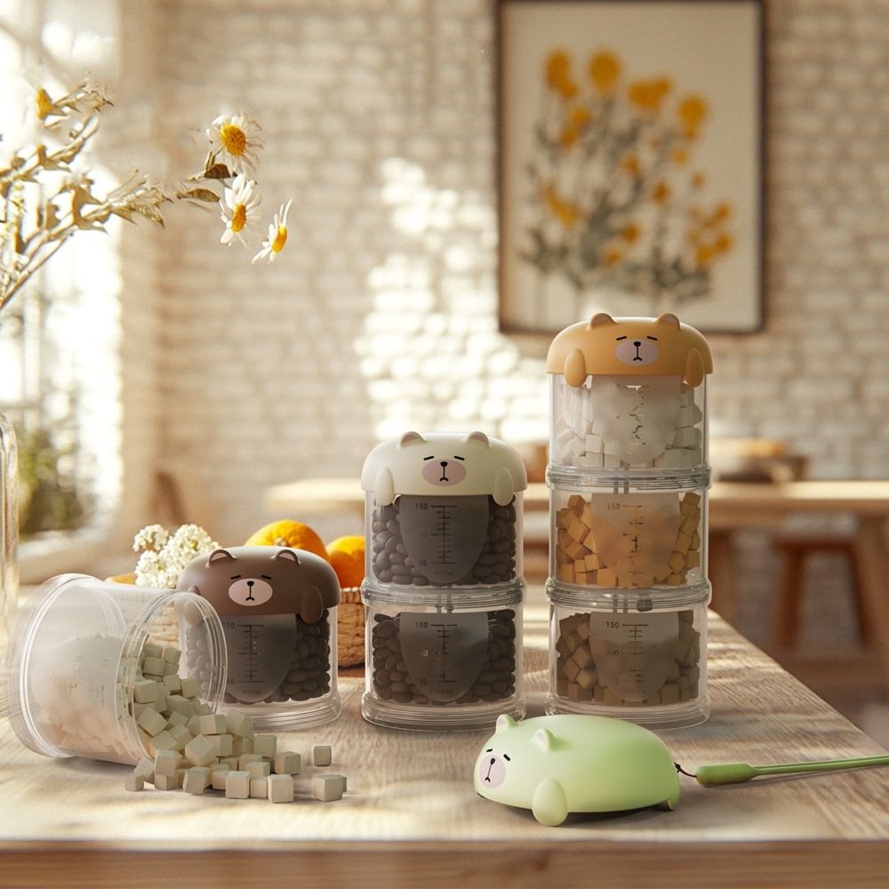 Food Storage Dog - Práctica Caja de Plástico Multicapa para