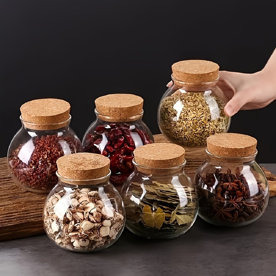Food Storage Glass Set - Recipiente de almacenamiento de vidrio transparente