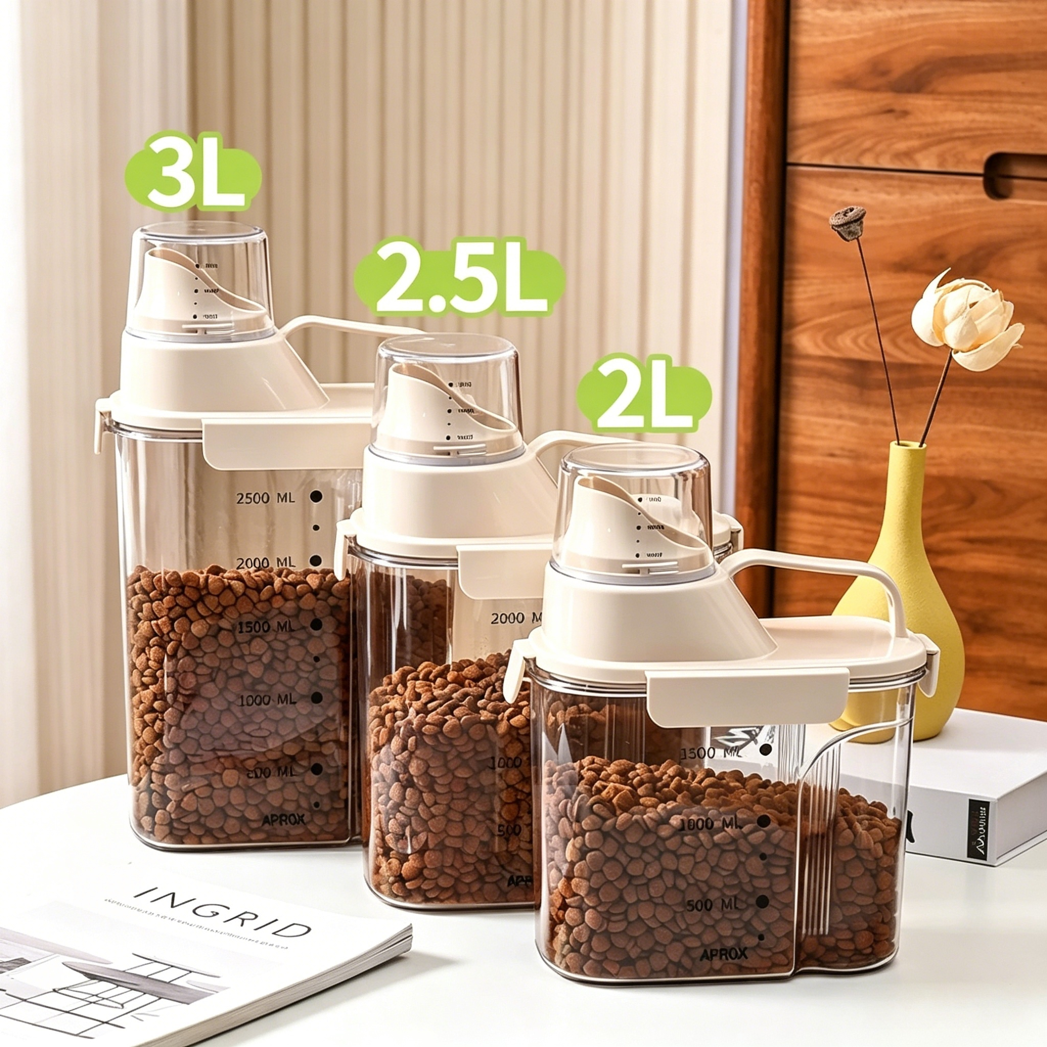 Food Storage Dog - Caja de Almacenamiento de Alimentos para