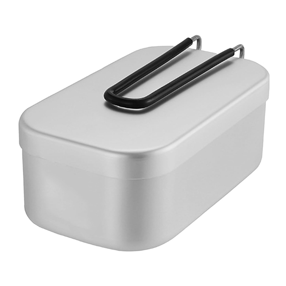 Food Storage Camping - Fiambreras de aluminio de 800ML, utensilios