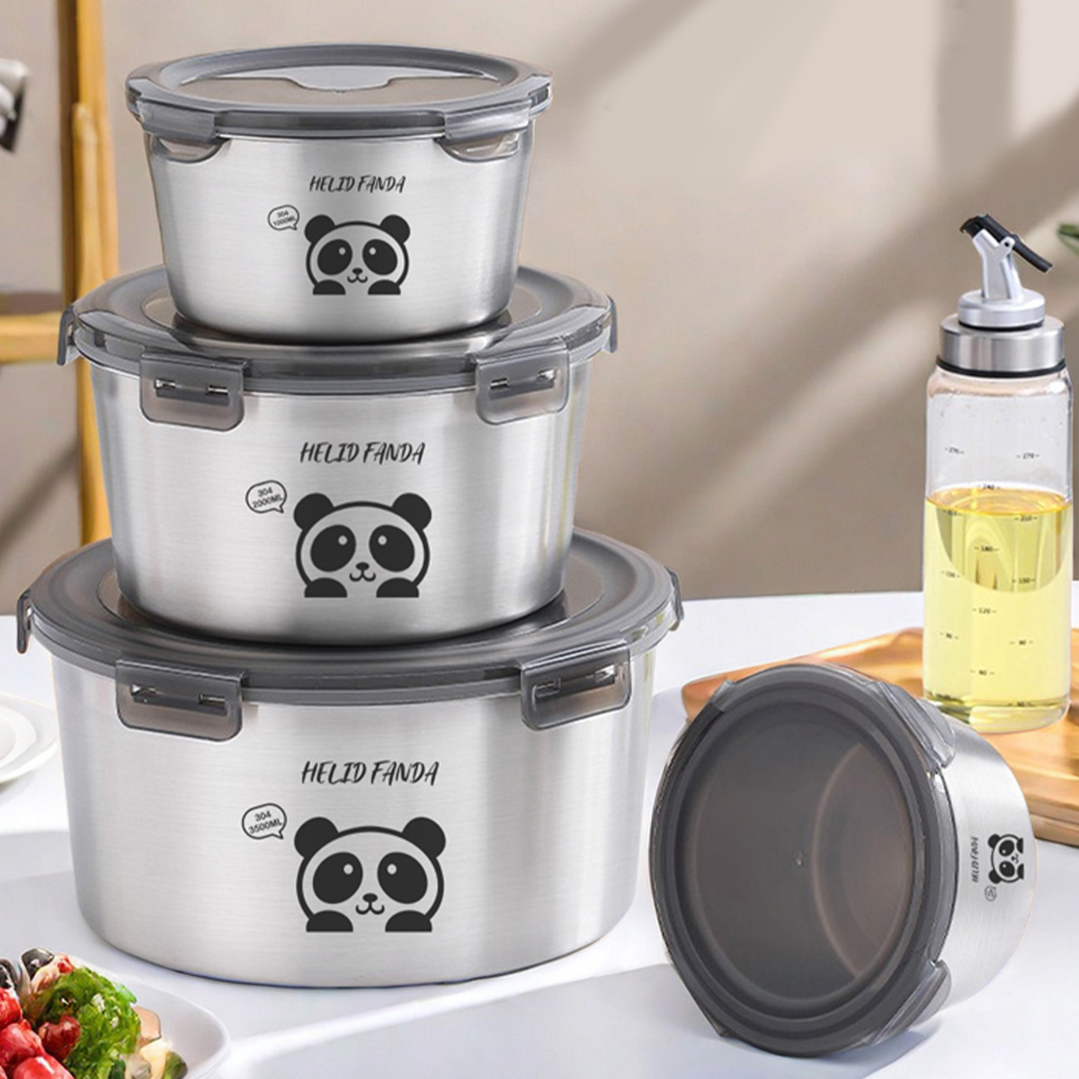 Food Storage Frozen - Caja de mantenimiento fresco de acero