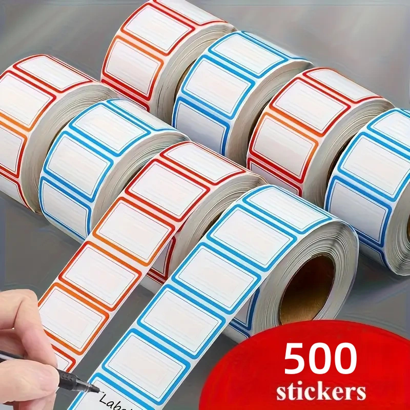 Food Storage Utensils - 500 Uds etiquetas adhesivas de congelación