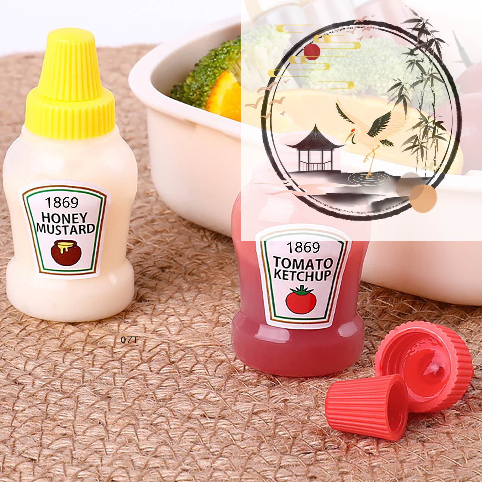 Food Storage Utensils - 2 unids/set 25ML Mini botella de