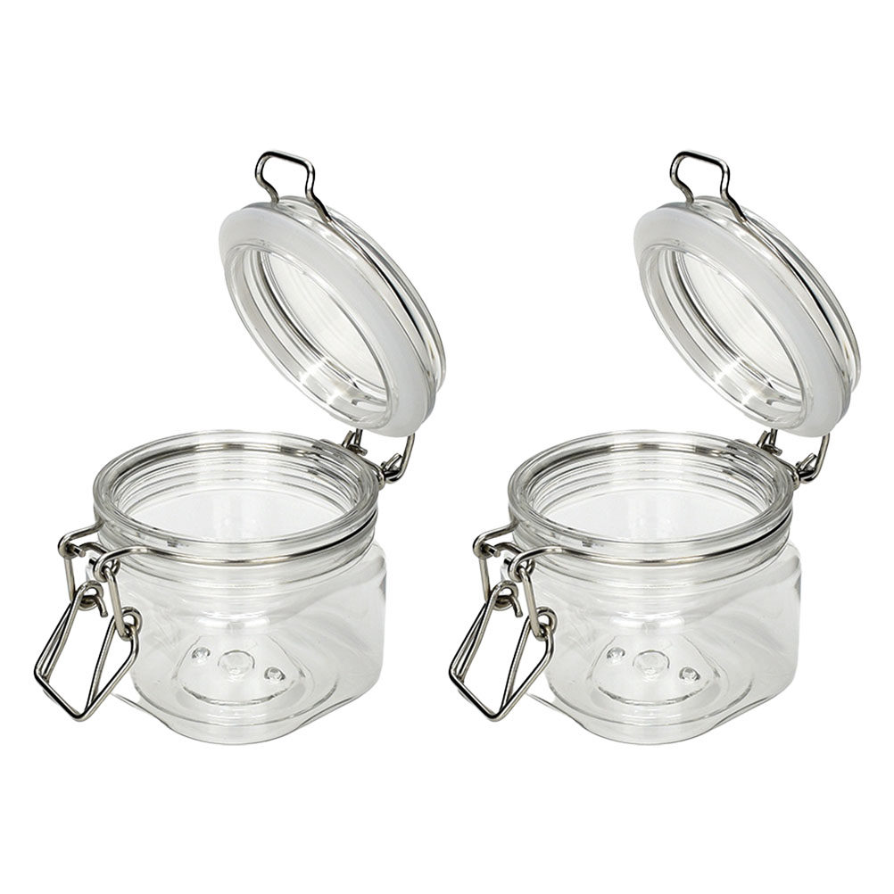 Food Storage Kitchen - 2 Frascos de Almacenamiento Sellados Transparentes