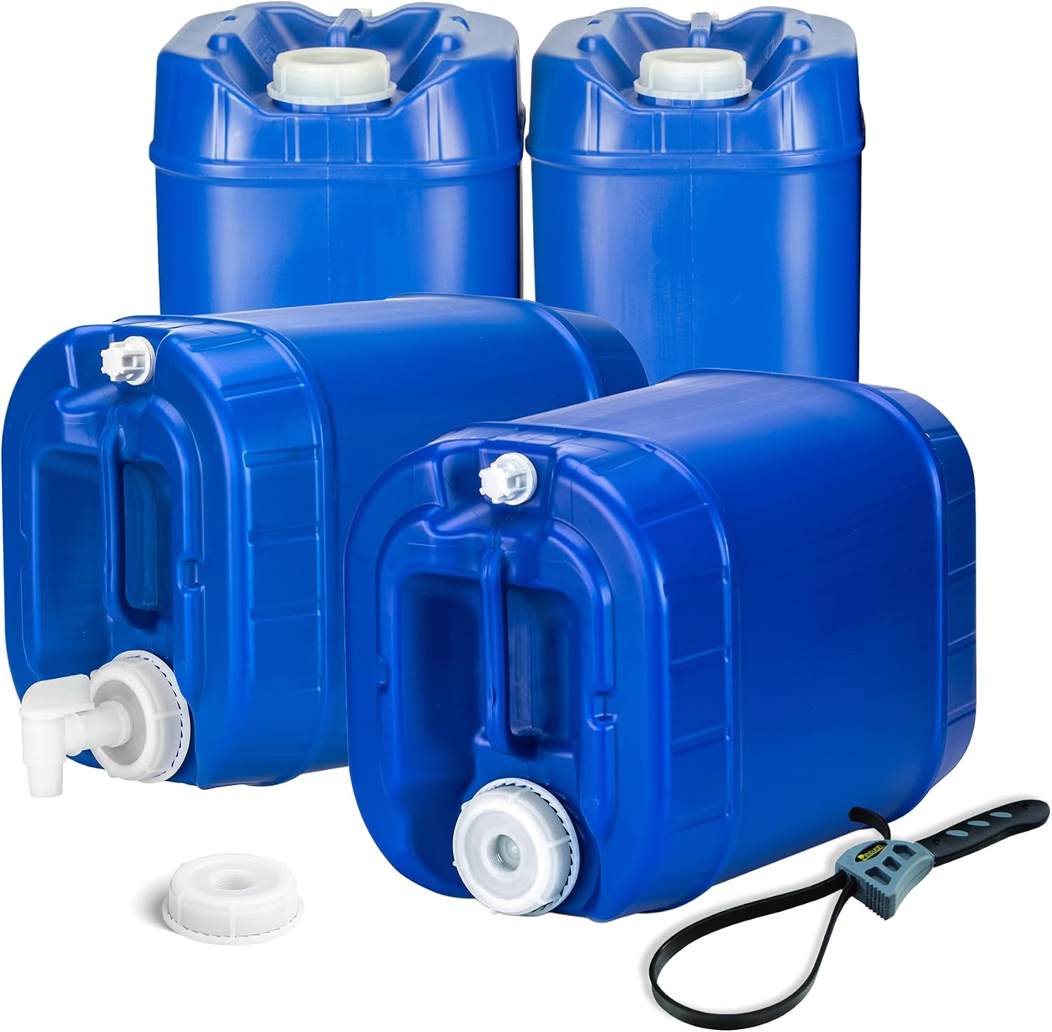 Food Storage Camping - Contenedores apilables para almacenamiento de agua