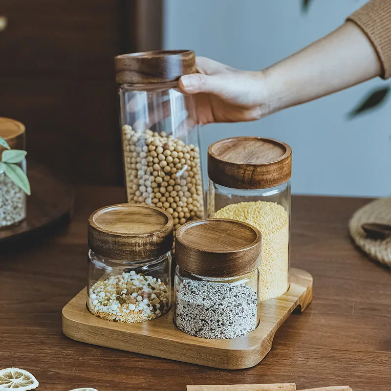 Food Storage Glass Set - Recipiente hermético de vidrio con tapa