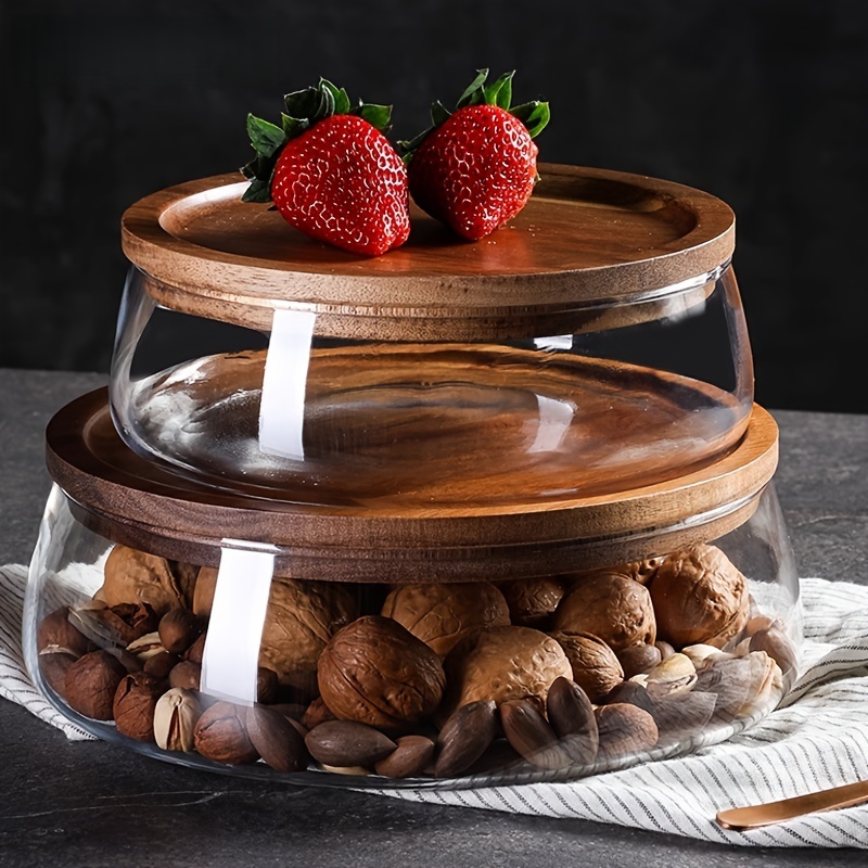 Food Storage Glass Set - Juego de 2 Recipientes de Vidrio