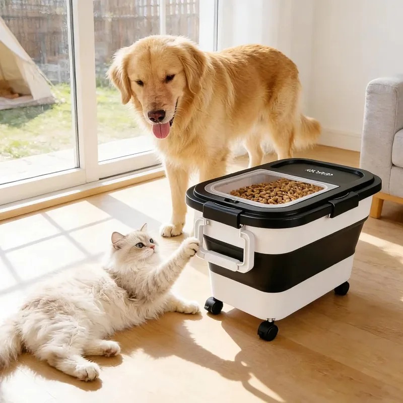 Food Storage Dog - Contenedor de Almacenamiento de Alimentos para
