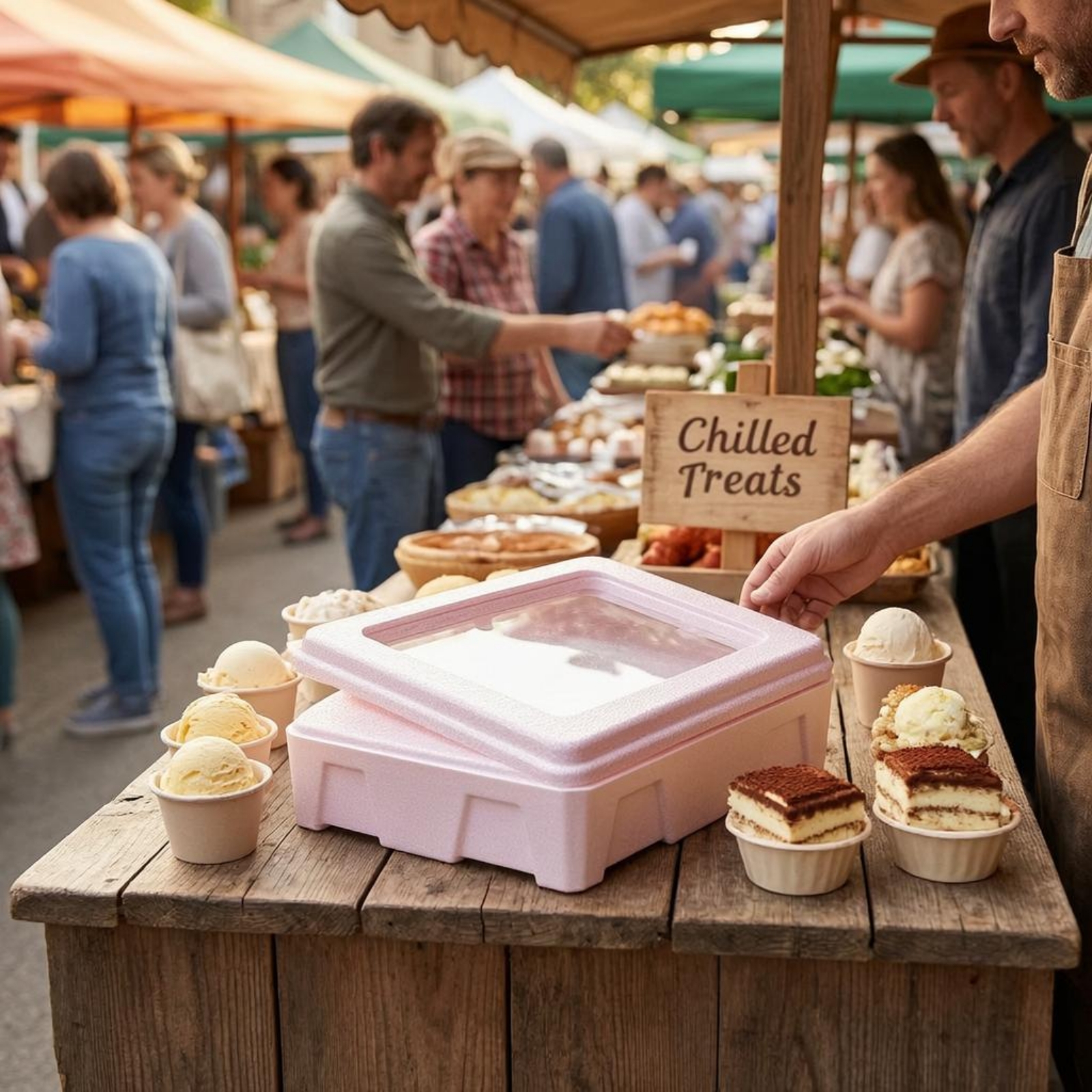 Food Storage Kitchen - Caja Aislada de Grado Alimenticio, Gran