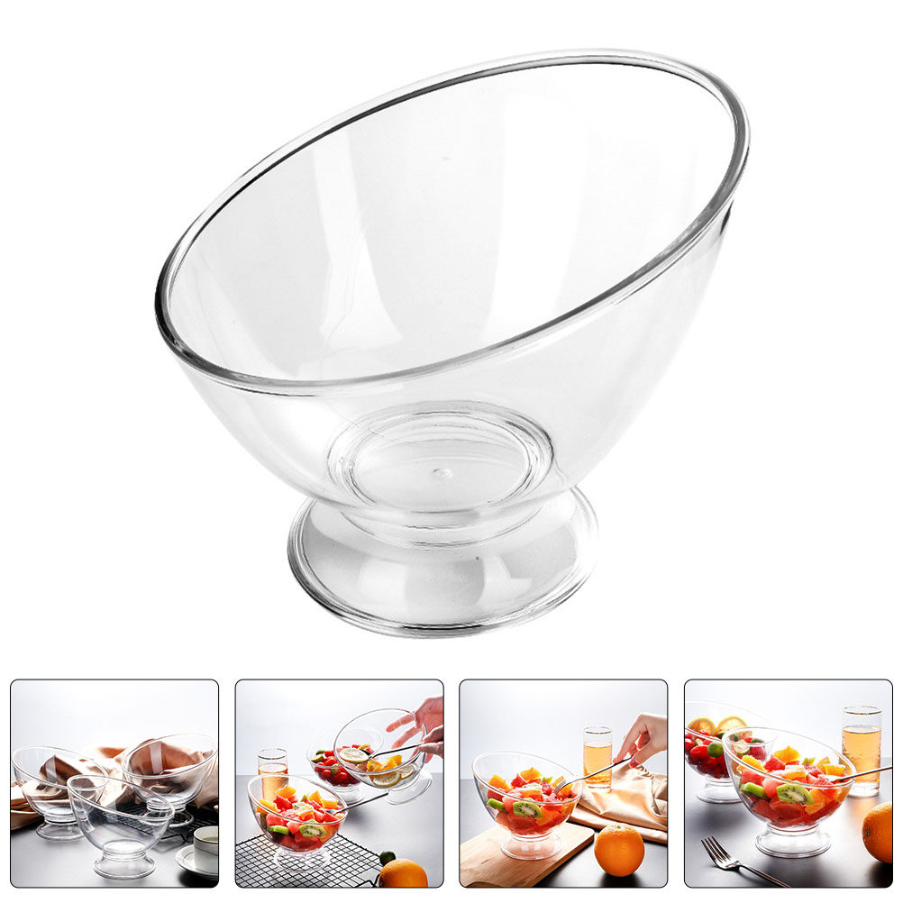 Food Storage Utensils - Tazón para Ensalada Oblicuo de PP