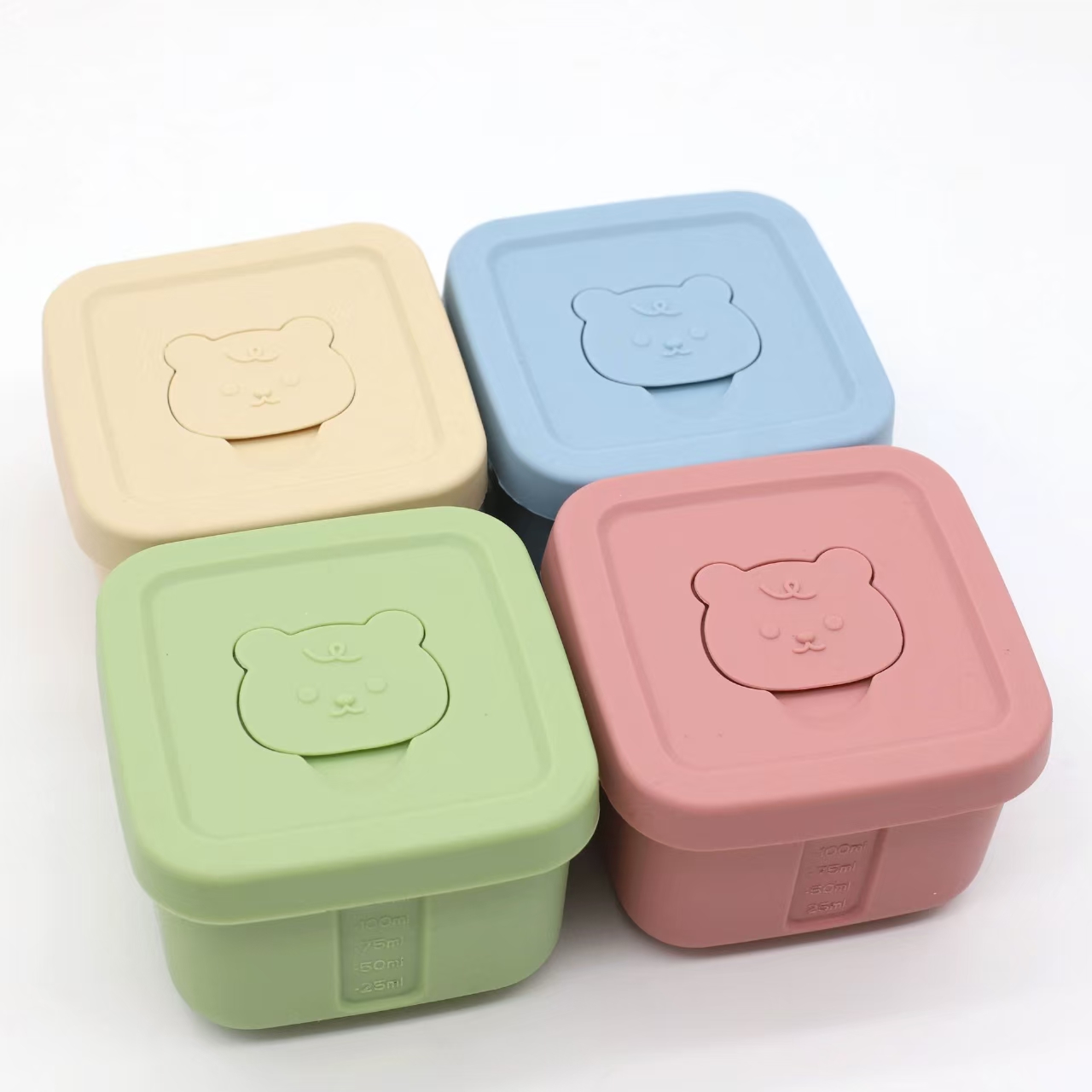 Food Storage Frozen - Caja de suplemento alimenticio de silicona,