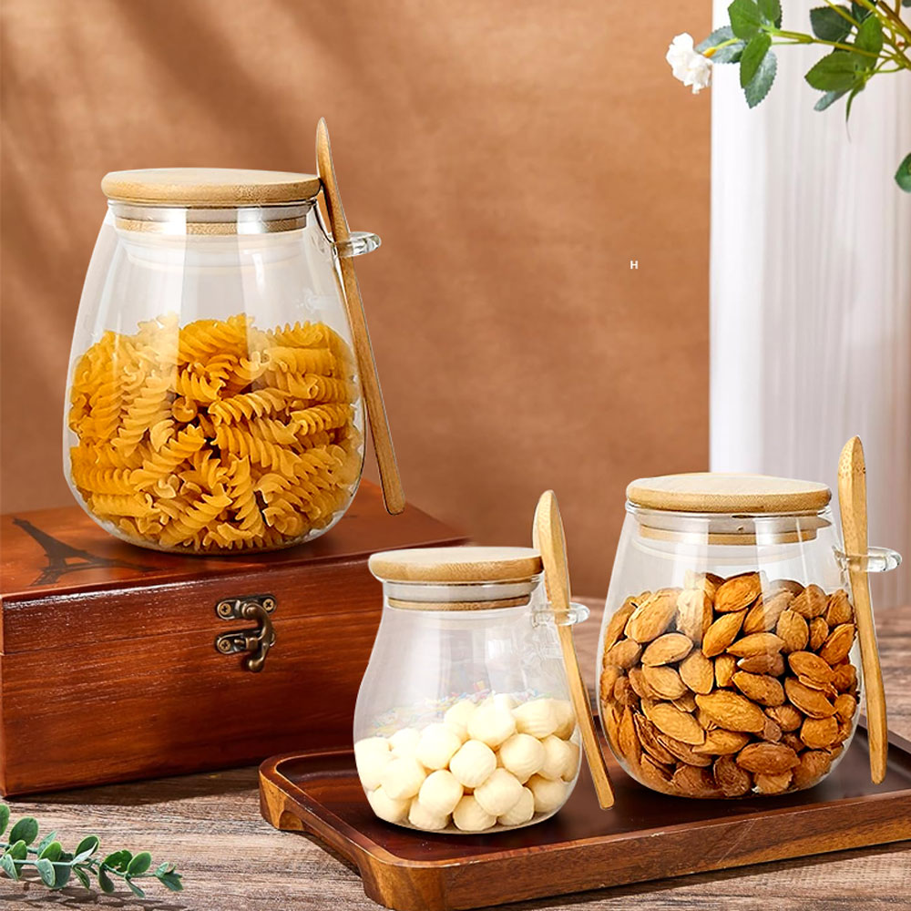 Tarro de vidrio sellado de 34o - Food Storage Glass Set reseña y precio