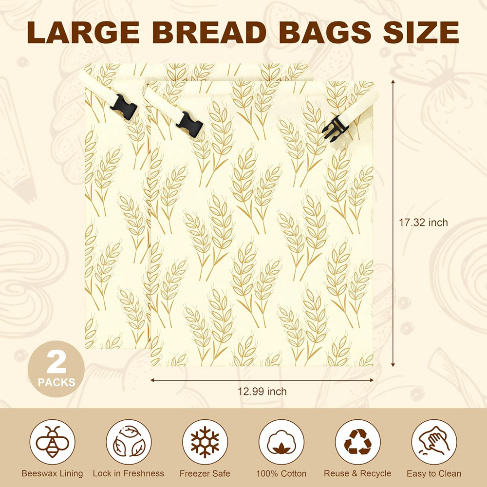 1 unidad de bolsas reutilizabl - Beeswax Food Wrap reseña y precio