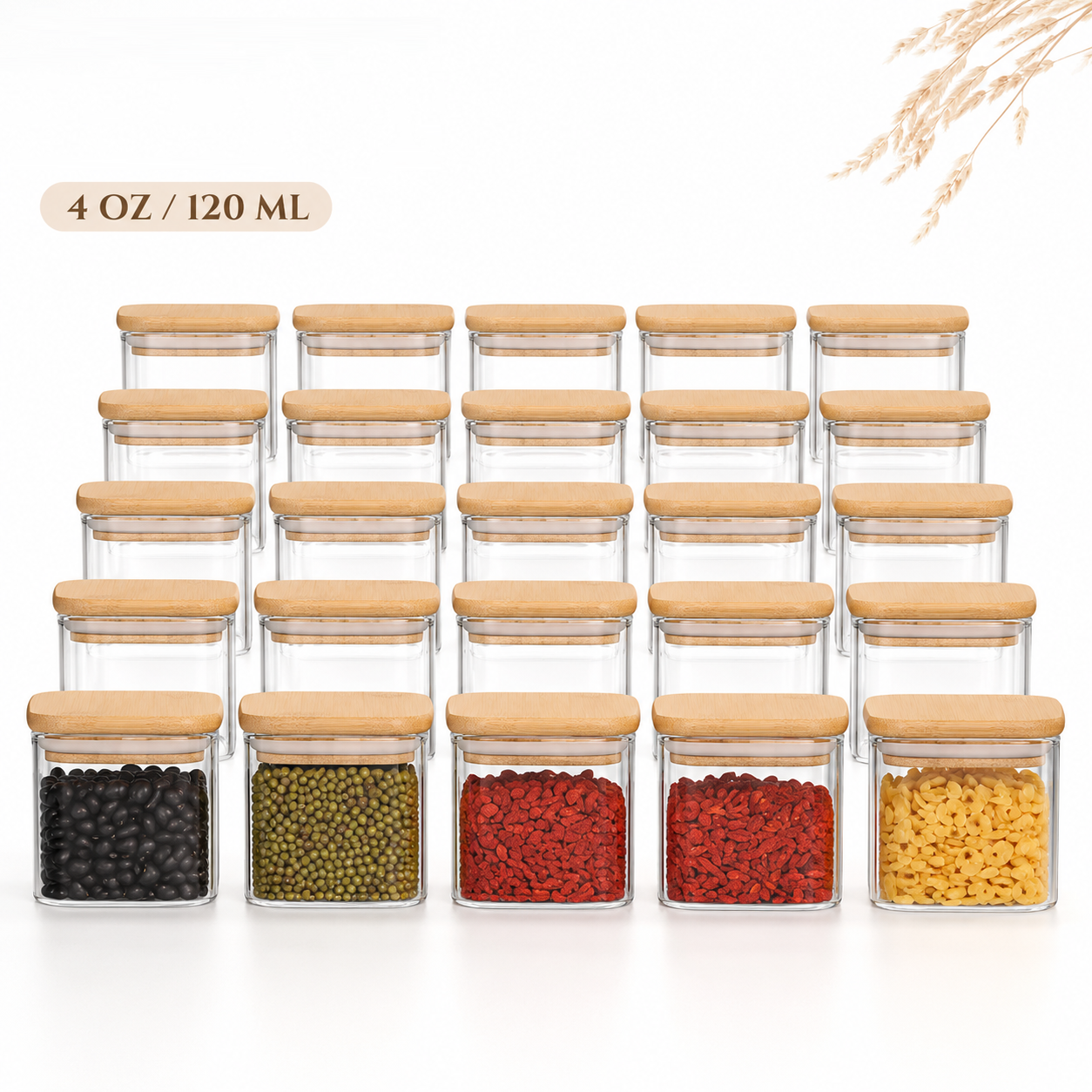 Frasco de vidrio con tapa de b - Food Storage Kitchen reseña y precio