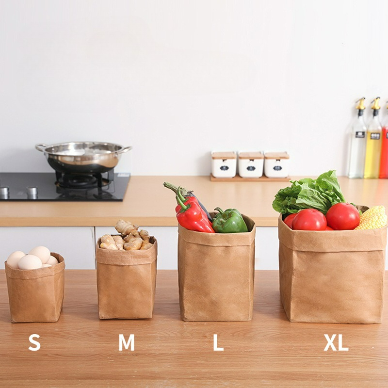 Bolsas de papel kraft lavables - Food Storage Reusable Bags reseña y precio
