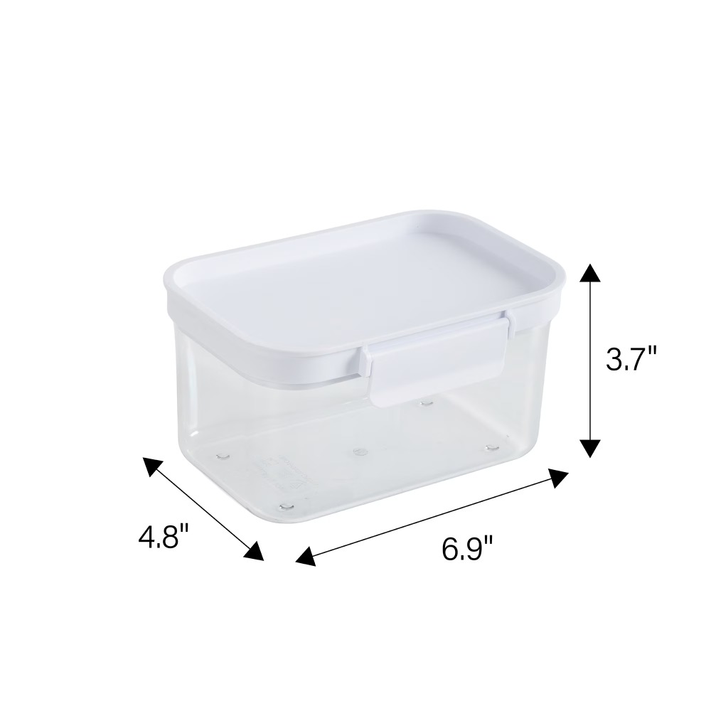 Contenedor Rectangular Pequeño - Food Storage Pantry reseña y precio