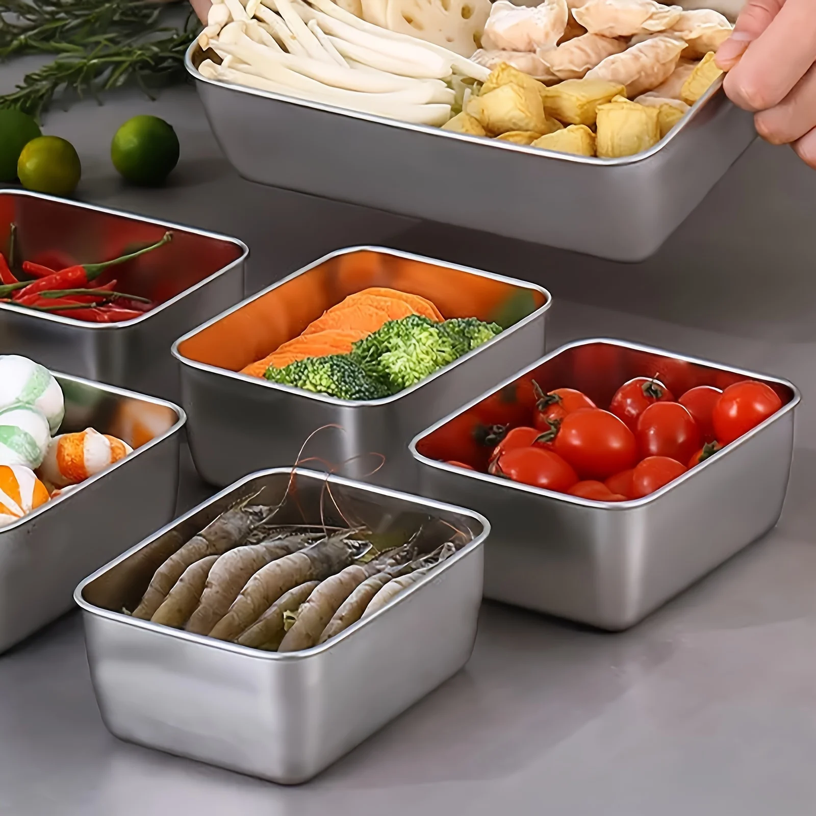 Juego de recipientes de acero  - Food Storage Camping reseña y precio