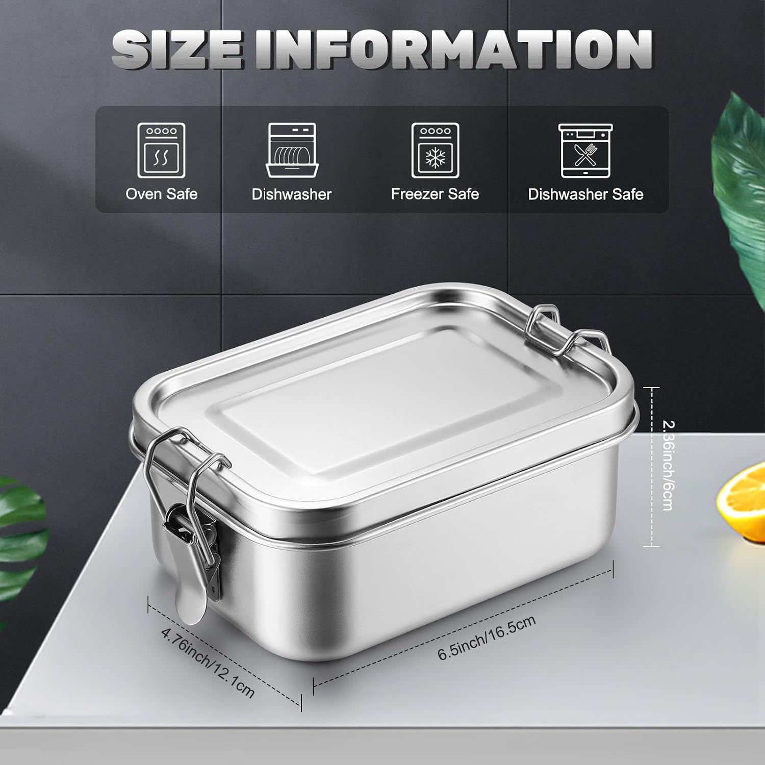 Recipientes de Acero Inoxidabl - Food Storage Hot Box reseña y precio