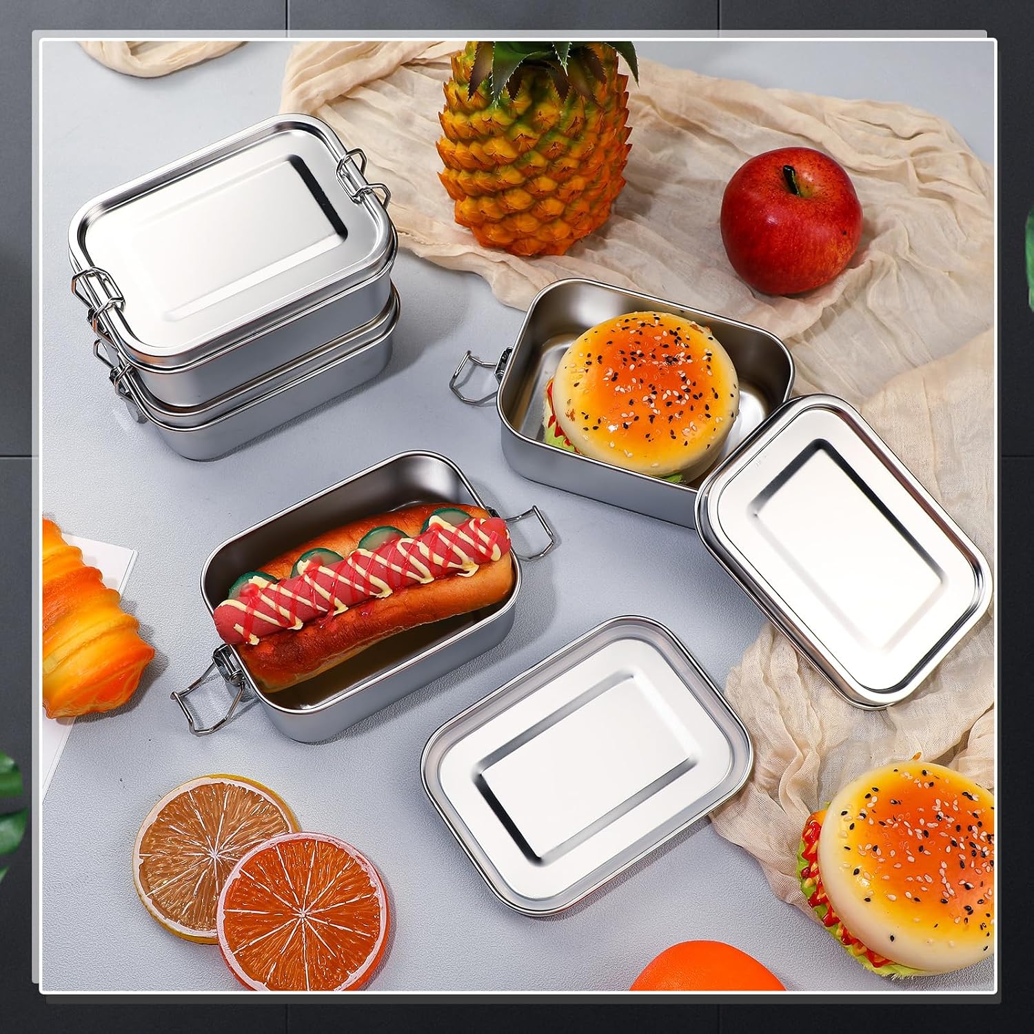 Recipientes de Acero Inoxidabl - Food Storage Hot Box reseña y precio
