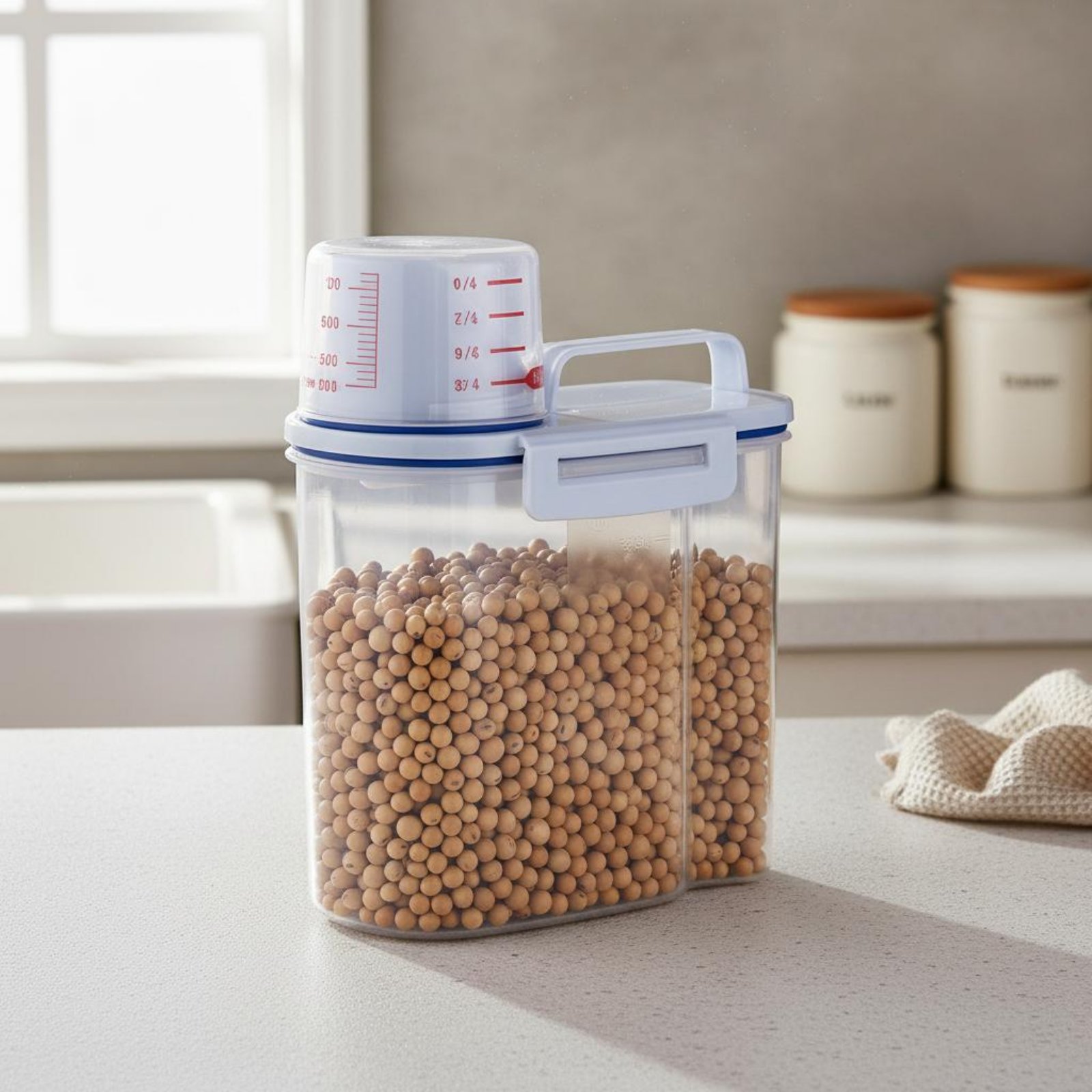 Contenedor de Arroz Seguro con - Food Storage Pantry reseña y precio