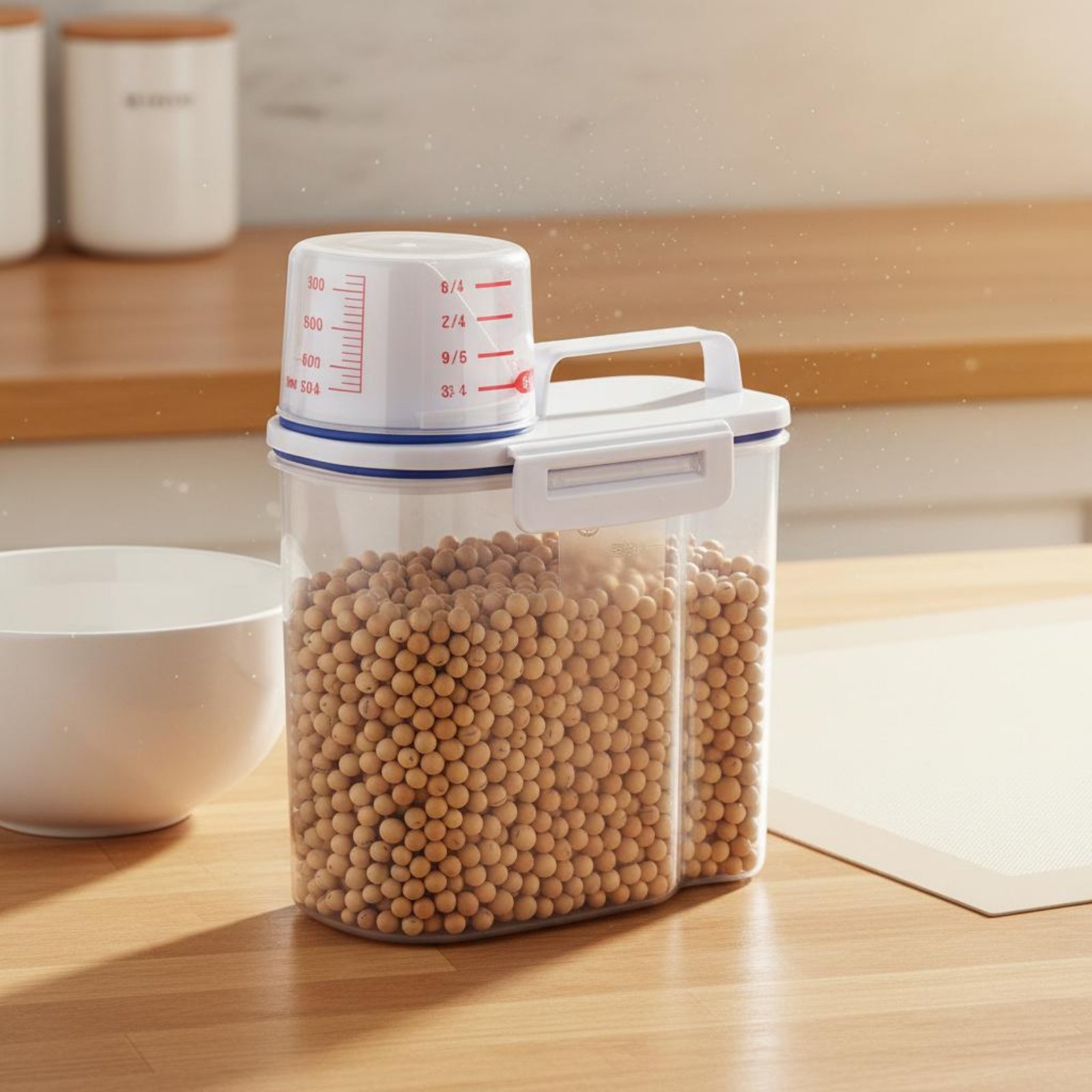 Contenedor de Arroz Seguro con - Food Storage Pantry reseña y precio
