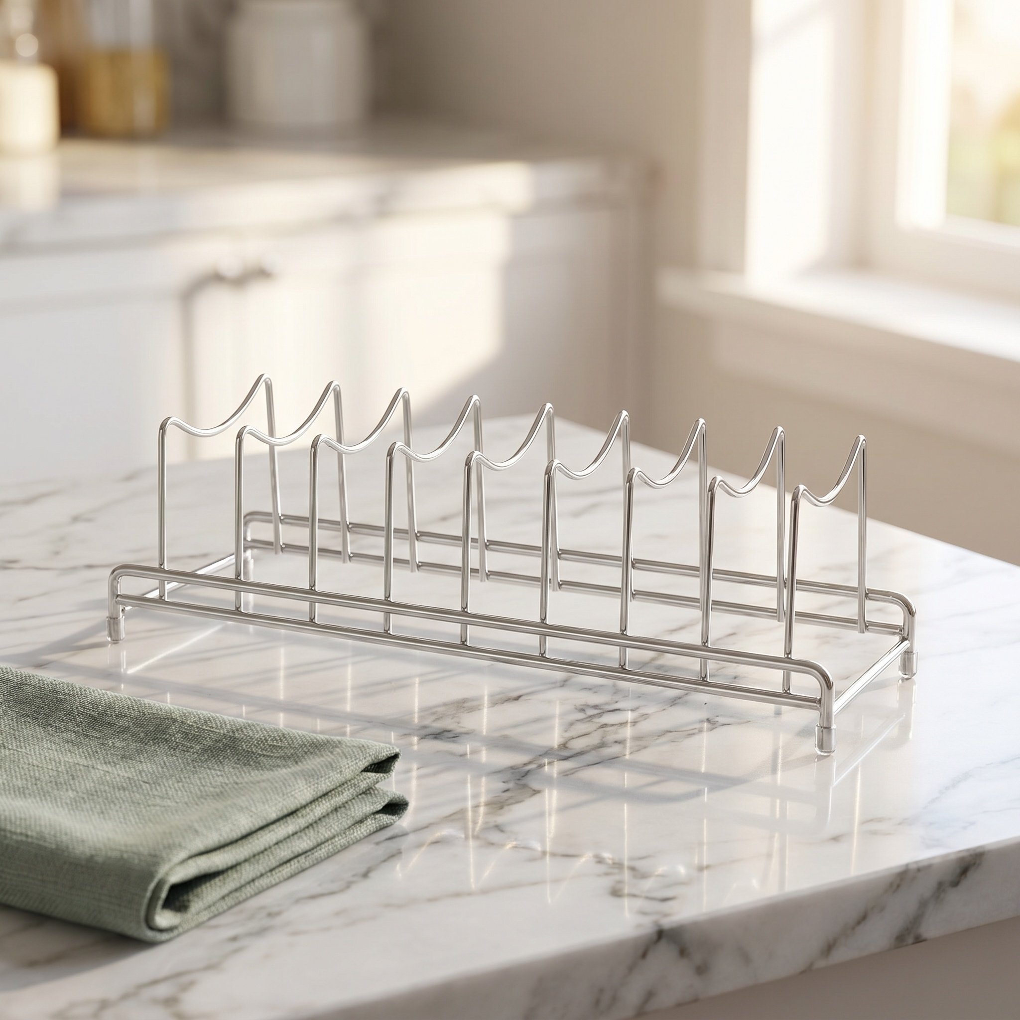 Organizador de tapas de ollas  - Food Storage Kitchen reseña y precio