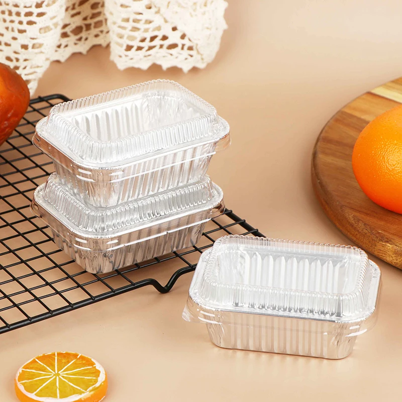 Sartenes rectangulares desecha - Food Storage Aluminum Containers reseña y precio