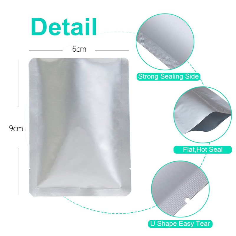 5-50 Uds sellador al vacío pla - Food Storage Mylar Bags reseña y precio