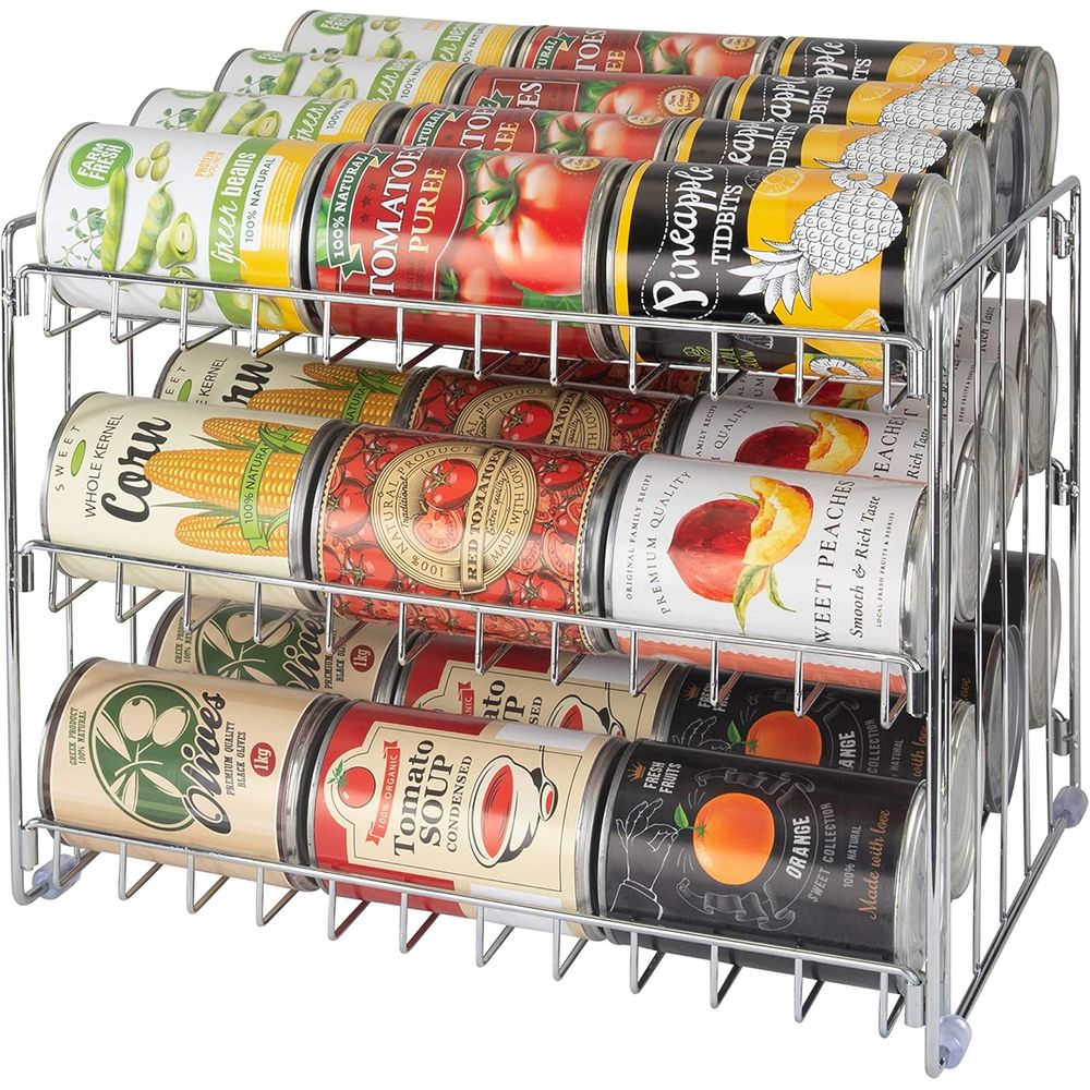 Organizador de Latas de 3 Nive - Food Storage Pantry reseña y precio