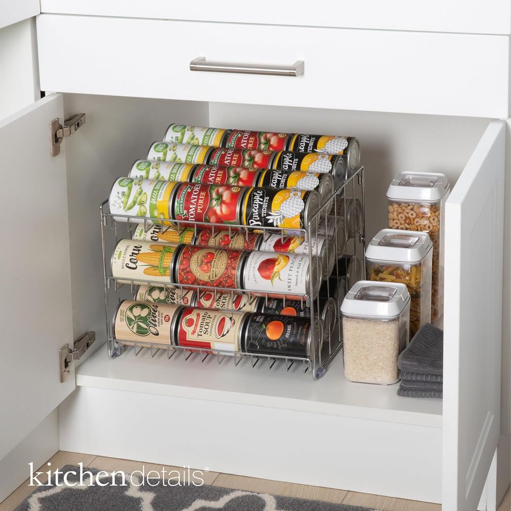 Organizador de Latas de 3 Nive - Food Storage Pantry reseña y precio