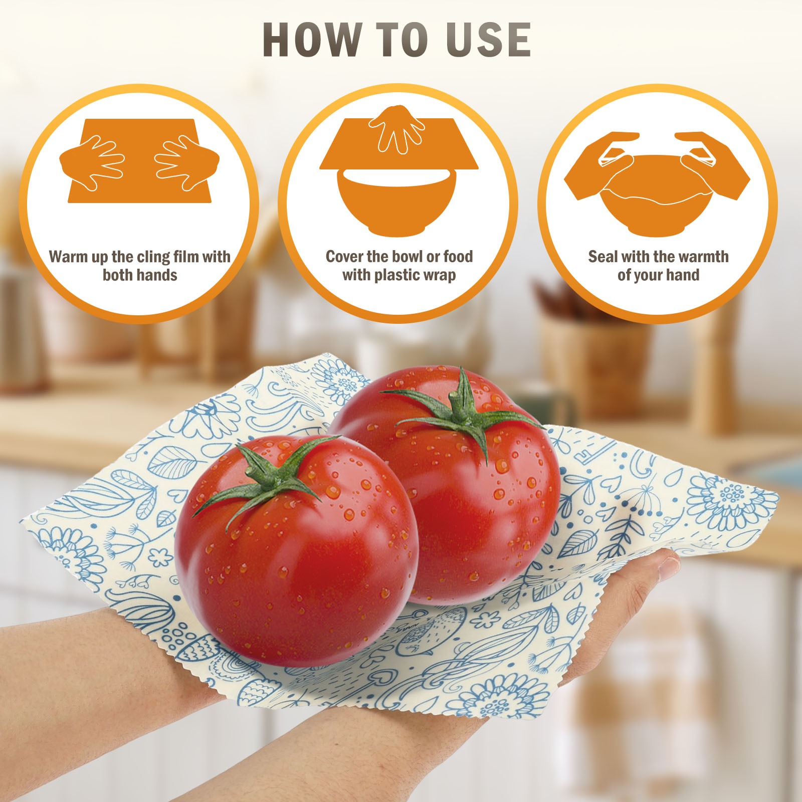 Paquete de 9 Envoltorios de Ce - Beeswax Food Wrap reseña y precio