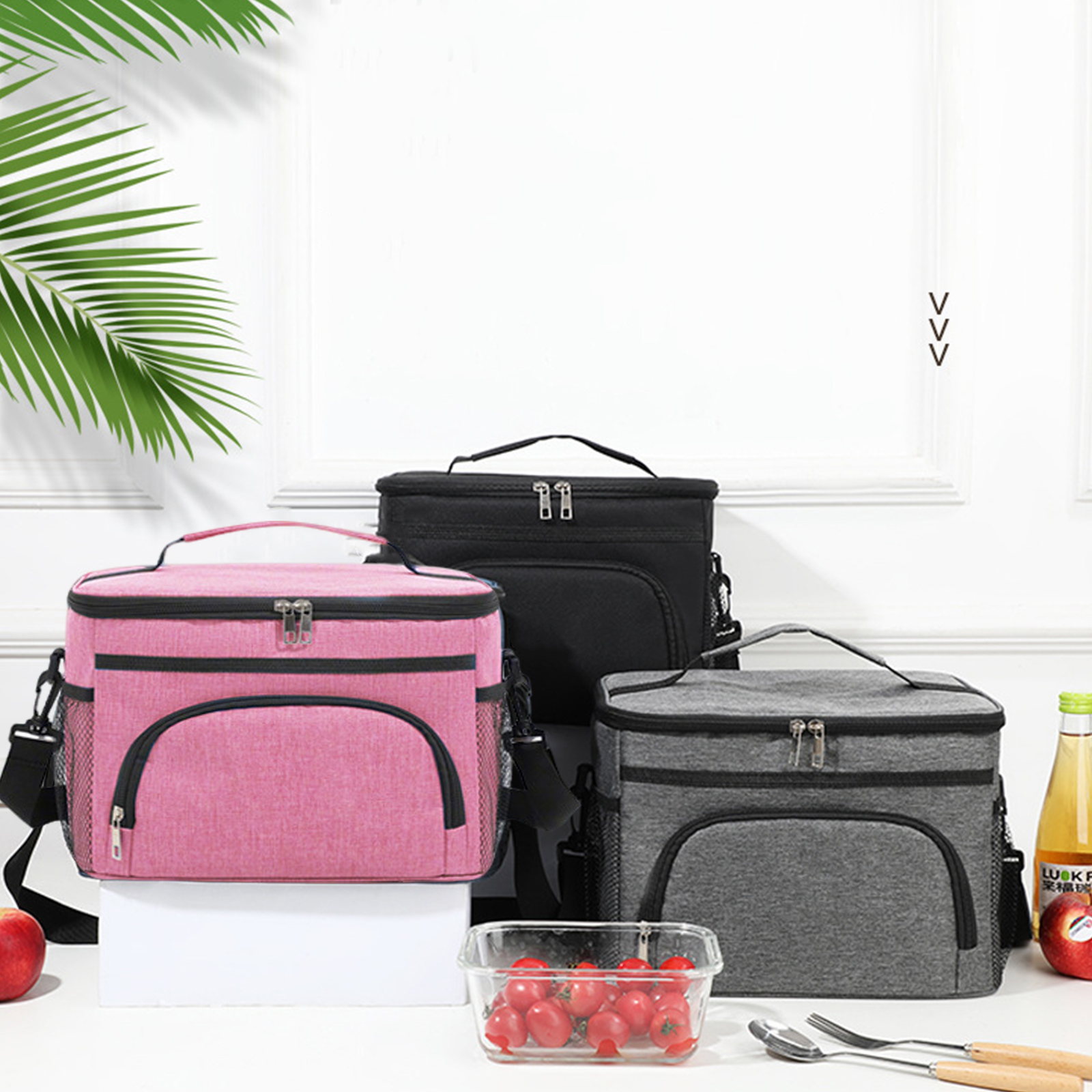 Lonchera portátil con aislamie - Food Storage Reusable Bags reseña y precio