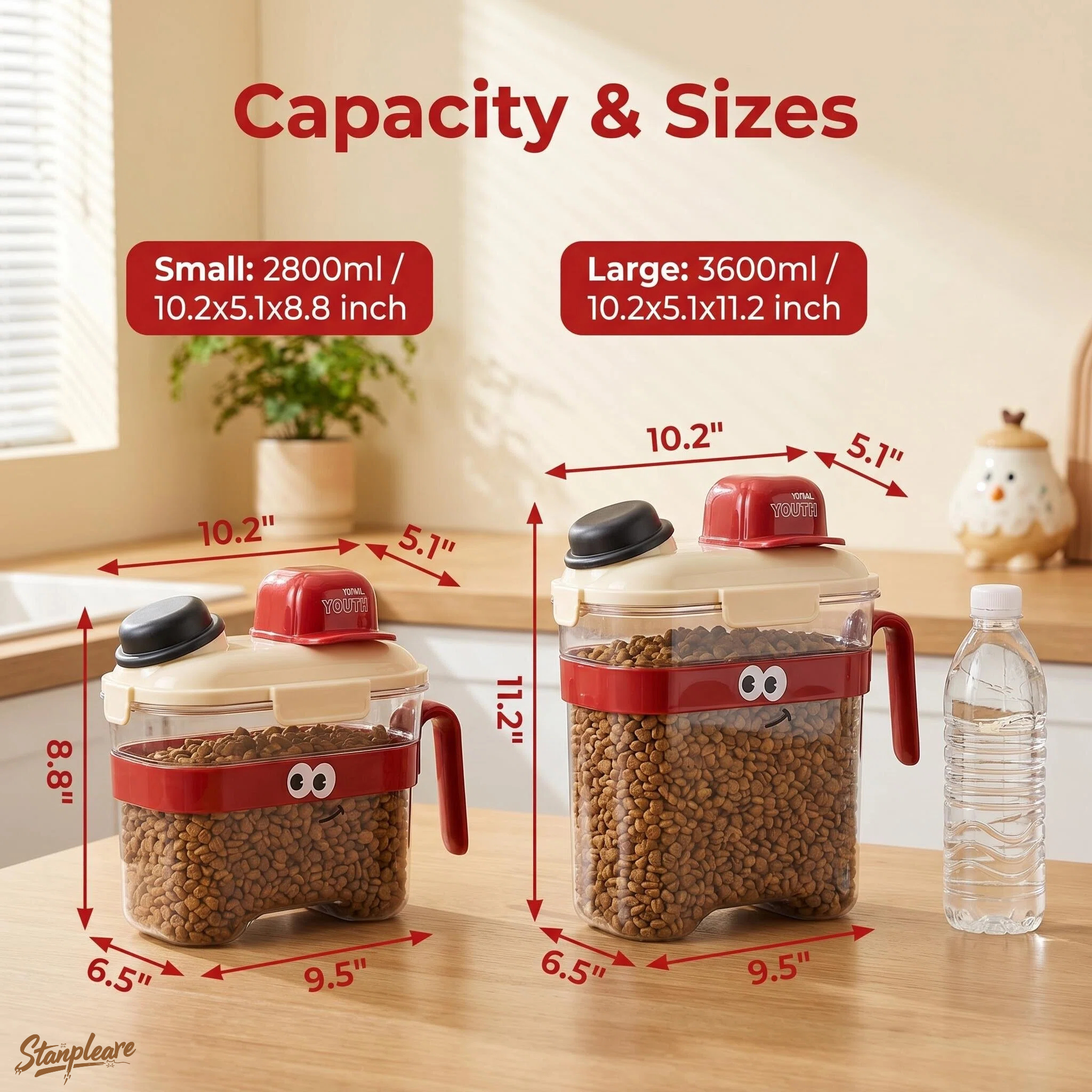 Contenedor Transparente Hermét - Food Storage Dog reseña y precio