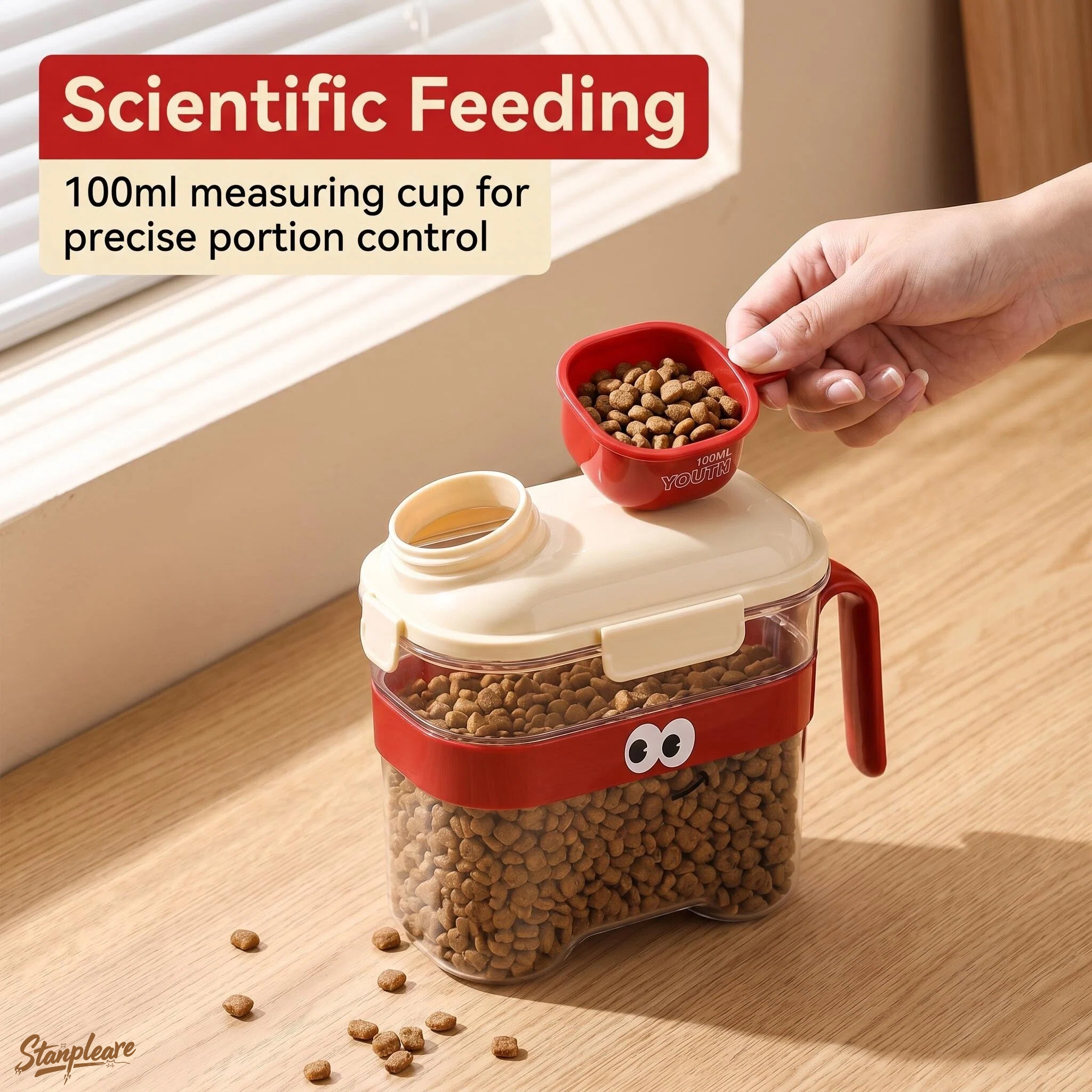 Contenedor Transparente Hermét - Food Storage Dog reseña y precio