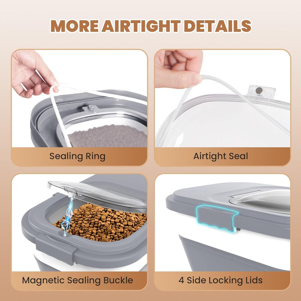 Contenedor hermético para alma - Food Storage Dog reseña y precio