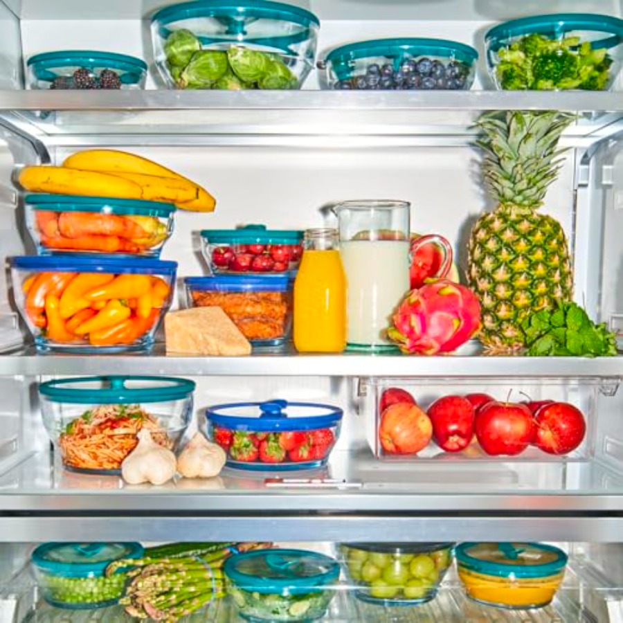 Juego de 2 recipientes de vidr - Food Storage Glass Set reseña y precio