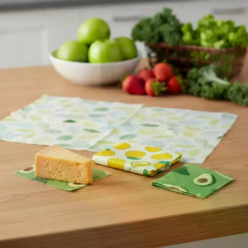 3 rollos de papel de cera de a - Beeswax Food Wrap reseña y precio