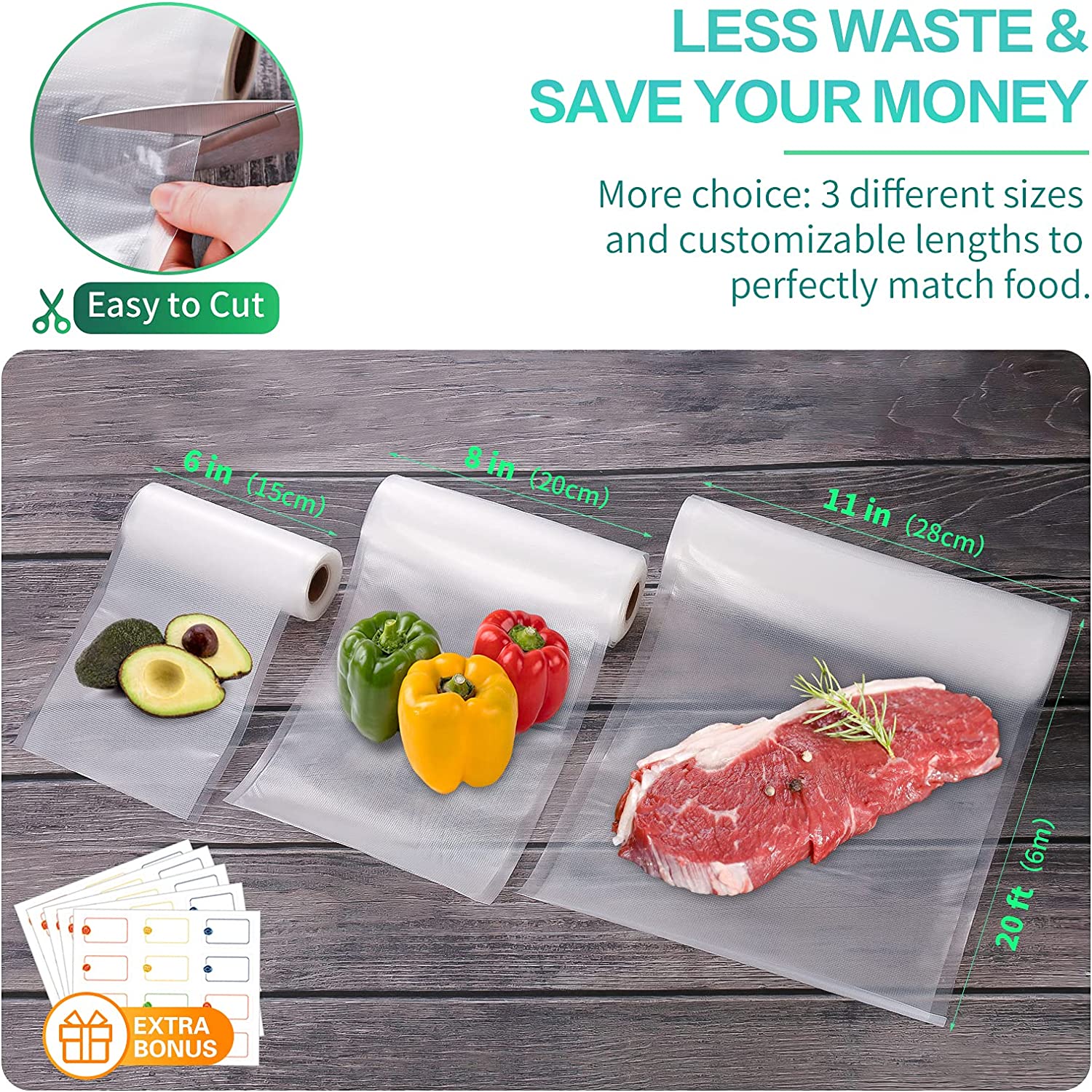 Bolsas de Cocina para Envasado - Food Storage Bag reseña y precio