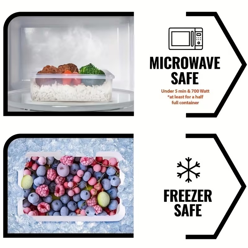 Juego de 4 Recipientes Transpa - Food Storage Order reseña y precio