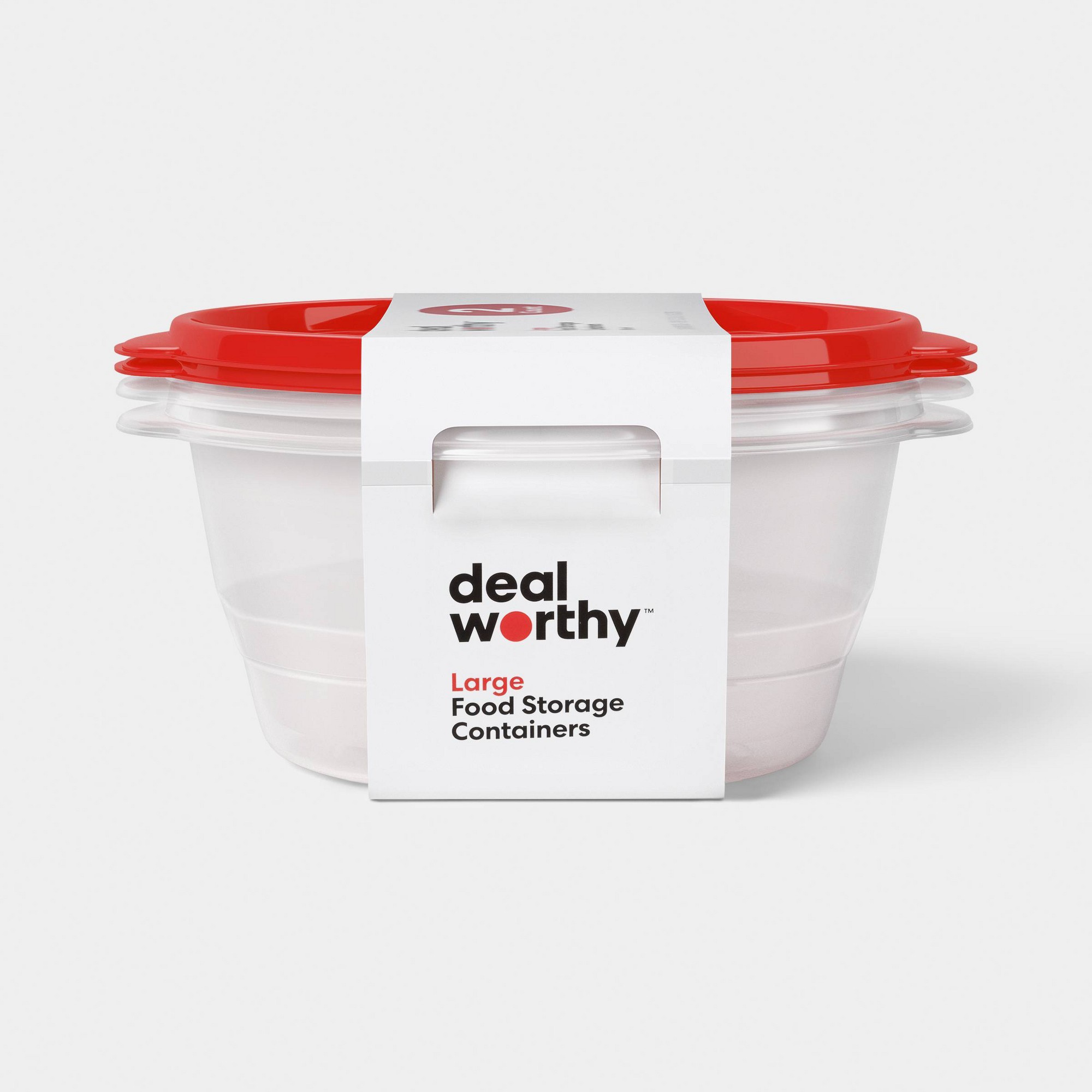 Recipientes Redondos Grandes d - Food Storage Organization reseña y precio