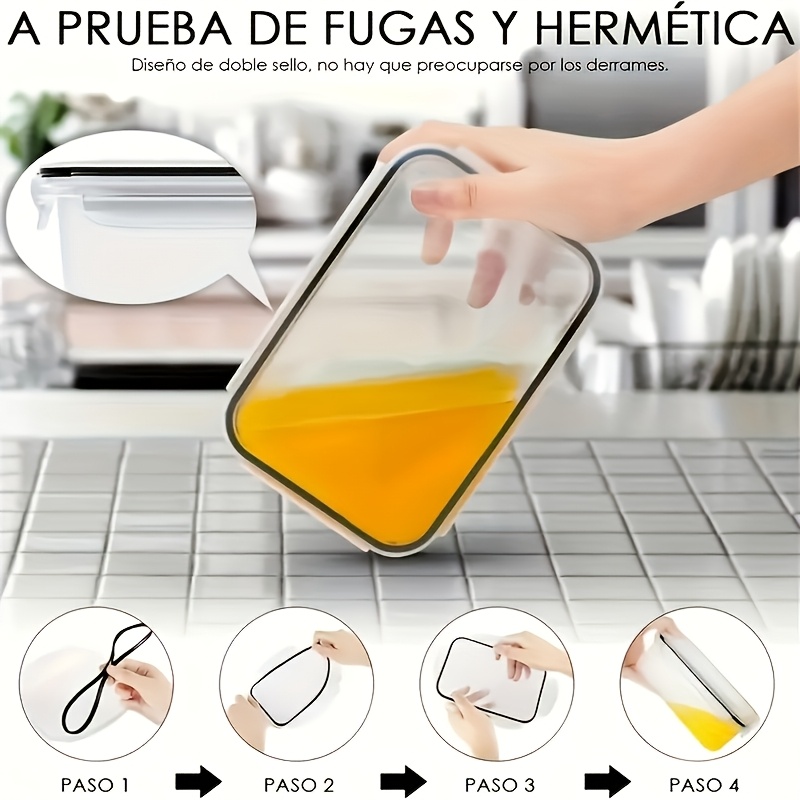 Juego de 8 Piezas que Incluye  - Food Storage Organization reseña y precio