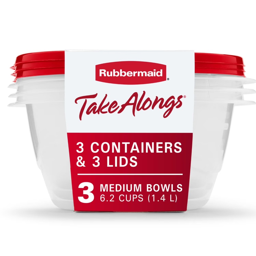 Recipientes Redondos Grandes p - Food Storage Organization reseña y precio