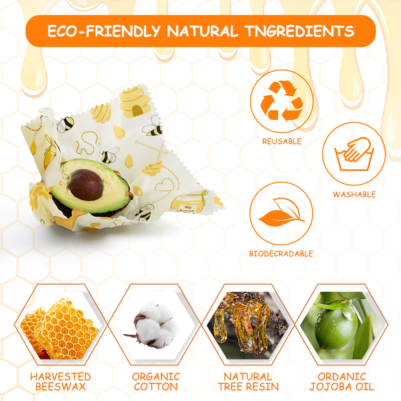 WEEDI Paquete de 3 Envoltorios - Beeswax Food Wrap reseña y precio